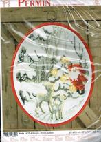 Cado permin borduurpakket elf in forest met lijst oude prijs, Ophalen of Verzenden, Nieuw, Handborduren, Borduurpakket