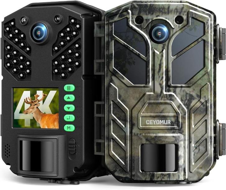 CEYOMUR CY63, Wildlife Camera, 4K HD wildcamera, Audio, Tv en Foto, Videobewaking, Nieuw, Buitencamera, Ophalen of Verzenden