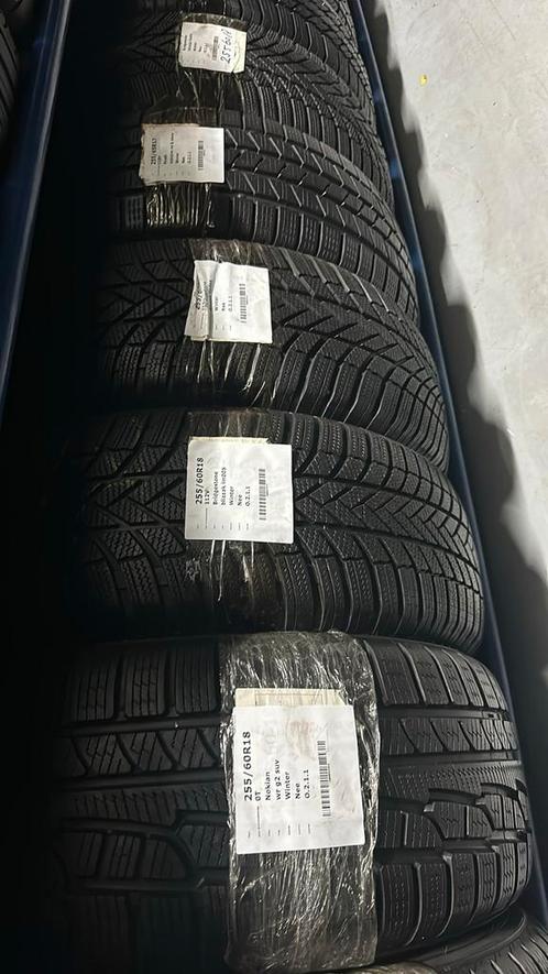 Bridgestone 255-60-18 Winterbanden 6/7mm! Nette set Ex Lease, Auto-onderdelen, Banden en Velgen, Band(en), Winterbanden, 18 inch