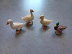 4 schleich eenden, Ophalen of Verzenden, Gebruikt, Boerderijdier, Beeldje of Figuurtje
