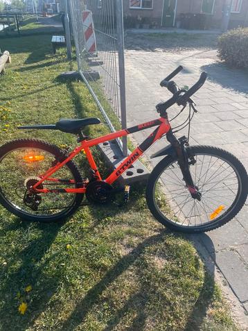 Btwin Rockrider MT500 24 inch - Oranje beschikbaar voor biedingen