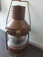 Koperen scheepslamp anchor origineel, Ophalen of Verzenden, Zo goed als nieuw, Overige typen