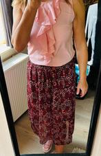 Rode rok met roze tinten, Kleding | Dames, Rokken, Maat 38/40 (M), Nieuw, Ophalen of Verzenden, Inspiration Studio