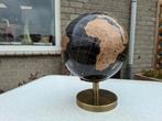 vintage schitterende vintage wereldbol brons voet, Ophalen of Verzenden, Zo goed als nieuw