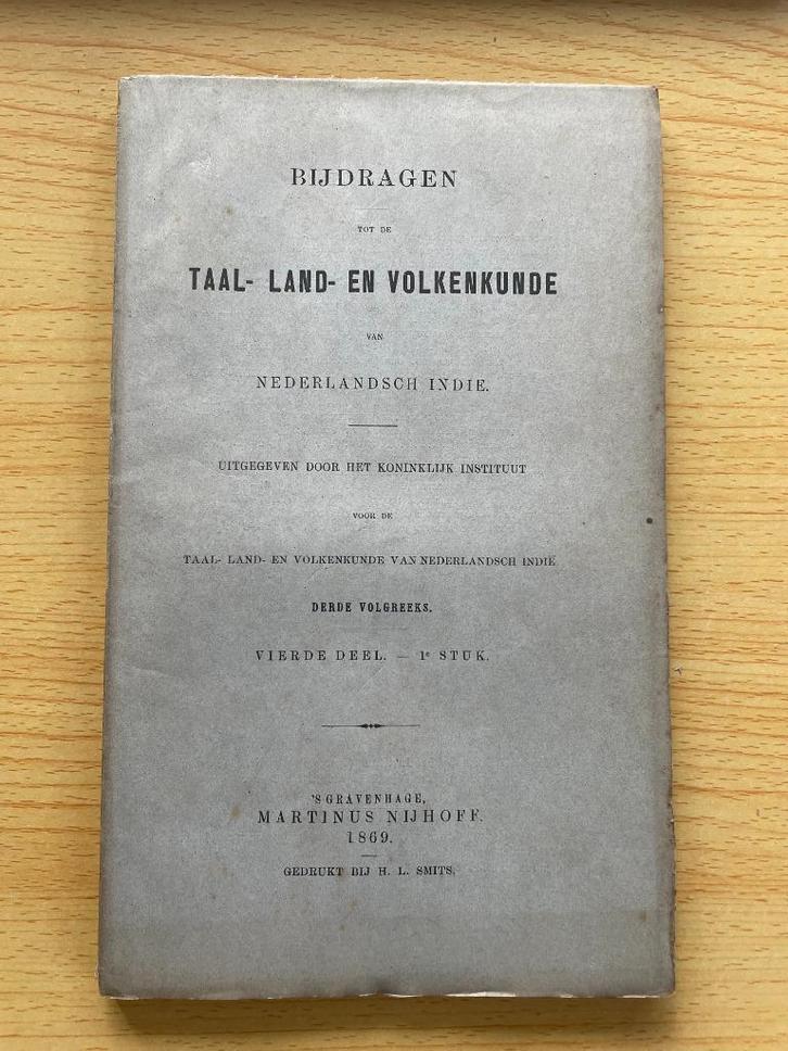 Bijdragen tot de Taal-, Land- en Volkenkunde van N.-Indië 16, Boeken, Overige Boeken, Gelezen, Ophalen of Verzenden