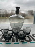 Karaf met borrelglaasjes, Ophalen of Verzenden, Zo goed als nieuw, Bierglas