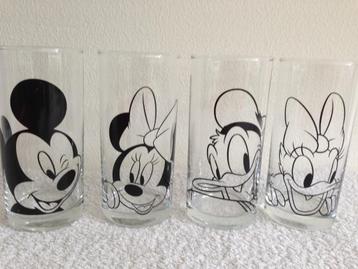 😃4 DISNEY Verschillende LONGDRINKGLAZEN/ Limonade/Water. beschikbaar voor biedingen
