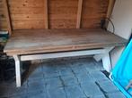 Landelijke eettafel, Huis en Inrichting, Ophalen, Gebruikt, 50 tot 100 cm, Vijf personen of meer