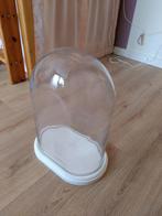 Glazen stolp | Clayre & Eef | houten voet, Ophalen, Gebruikt