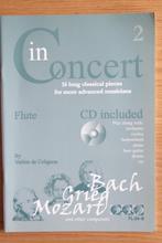 IN CONCERT voor dwarsfluit, deel 2. Met meespeel-cd, Muziek en Instrumenten, Verzenden, Klassiek, Orkest, Zo goed als nieuw