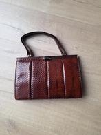 vintage handtas, Ophalen of Verzenden, Gebruikt, Bruin, Handtas