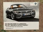 Nederlandse brochure folder BMW Z4 sDrive 35is E89 2009, Nieuw, Ophalen of Verzenden, BMW, BMW