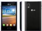 Smartphone Type LG E610, Overige modellen, Zwart, Fysiek toetsenbord, Ophalen of Verzenden