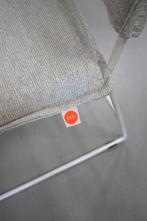 4 leuke eetkamerstoelen tuinstoel Norman Jess stof naturel, Ophalen, Zo goed als nieuw, Metaal, Vier