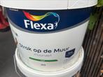 NIEUW Flexa wit (mat) 10 liter 2 stuks, Wit, Nieuw, Ophalen of Verzenden, Verf