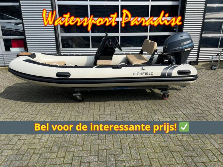Highfield CL 380 (bj 2023), Watersport en Boten, Rubberboten, Gebruikt, Overige merken, Minder dan 70 pk, Overige brandstoffen
