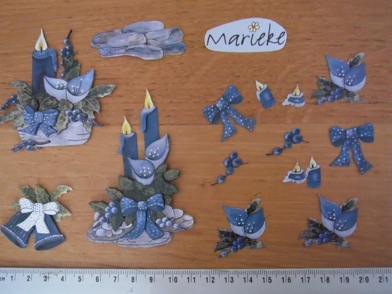 set 3D plaatjes kerst -1, Hobby en Vrije tijd, Kaarten | Zelf maken, Ophalen of Verzenden, Nieuw, Kerst, Knipvel