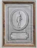 Mooie ingelijste gravure Mercurius - Dioscoridis Opus, Ophalen of Verzenden