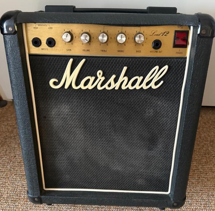 Marshall Lead 12 - Model 5005 - Gitaar Combo, Muziek en Instrumenten, Versterkers | Bas en Gitaar, Gebruikt, Gitaar, Minder dan 50 watt