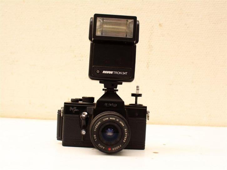 ML Beleu camera mte flitser 37007, Audio, Tv en Foto, Fotocamera's Analoog, Gebruikt, Compact, Overige Merken, Ophalen of Verzenden