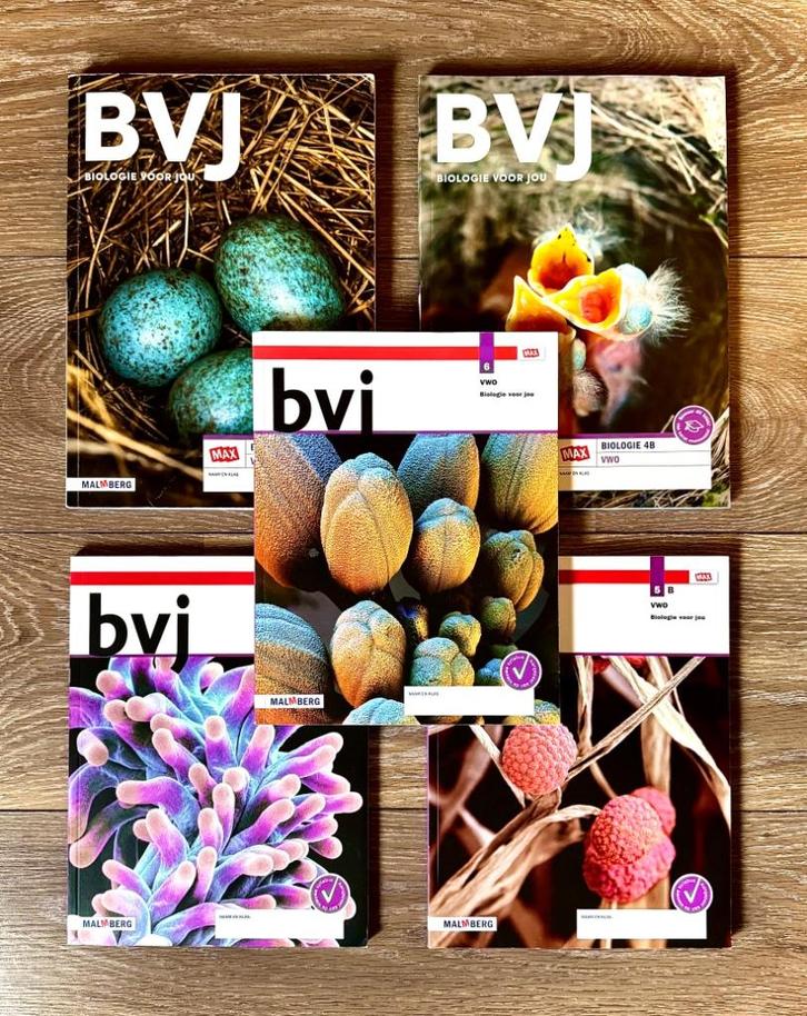 Biologie Voor Jou VWO 4a, 4b, 5a, 5b, 6. BVJ Max editie., Boeken, Schoolboeken, Zo goed als nieuw, Biologie, VWO, Ophalen of Verzenden