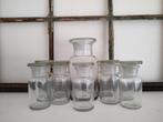 Vintage Apothekersflessen Set, Ophalen of Verzenden