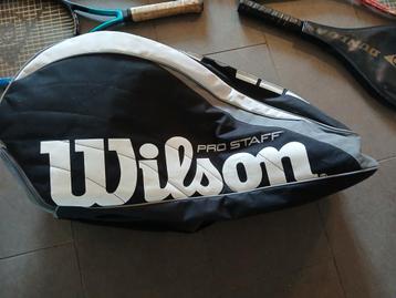 Wilson tennistas. Voor 8 rackets beschikbaar voor biedingen