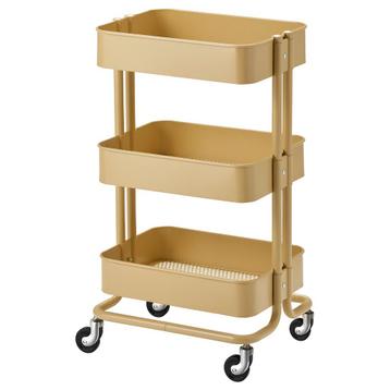 Ikea raskog trolley 2 x nieuw geel moet zsm weg beschikbaar voor biedingen
