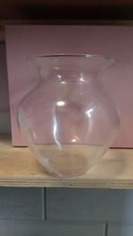 Glazen vaas, Huis en Inrichting, Ophalen, Zo goed als nieuw, Glas, Minder dan 50 cm