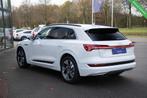 Audi E-tron 55 Quattro 95 kWh|Advanced S-Line|1ste Eig|Trekh, Auto's, Automaat, Zwart, Wit, Origineel Nederlands
