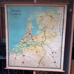Eerste wandkaart van Nederland., Antiek en Kunst, Geschiedenis, Ophalen of Verzenden