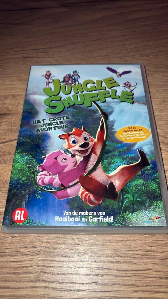 Jungle Shuffle. Nederlands en Engels gesproken!, Cd's en Dvd's, Dvd's | Tekenfilms en Animatie, Zo goed als nieuw, Amerikaans