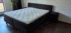 Norma Boxspring 210x180 cm met 2 Hockers 42x42x60 cm, Ophalen, 210 cm, Tweepersoons, Zo goed als nieuw
