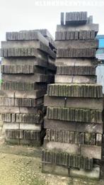1.100 stuks gebruikte betonbanden 8x20x100cm opsluitbanden, Tuin en Terras, Tegels en Klinkers, Overige typen, Beton, Gebruikt