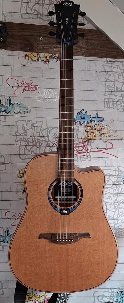 Lag hyvibe thv10dce gitaar, Muziek en Instrumenten, Snaarinstrumenten | Gitaren | Akoestisch, Zo goed als nieuw, Western- of Steelstringgitaar