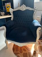 Barok kinder stoel blauw/wit, Antiek en Kunst, Antiek | Meubels | Stoelen en Banken, Ophalen