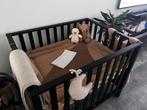 Zwarte TWF box incl matras en hoeslaken, Kinderen en Baby's, Boxen, Ophalen, Zo goed als nieuw