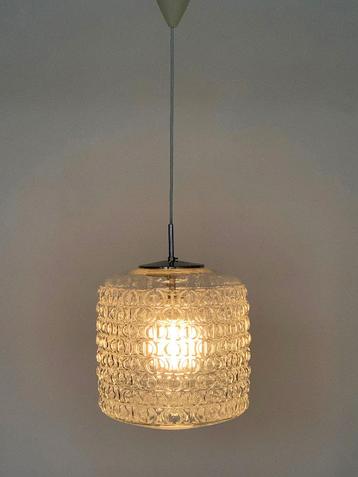  Vintage XL Peill + Putzler design hanglamp glas Gangkofner beschikbaar voor biedingen