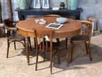 Ovaal Franse eettafel - 136 x 108 cm + 73 cm hoog, Huis en Inrichting, Tafels | Eettafels, Ophalen of Verzenden, Landelijk, Vier personen