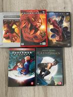 Aangeboden 5 stks Spiderman - Superman - Catwoman DTS- DVD's, Vanaf 12 jaar, Ophalen of Verzenden, Gebruikt, Actie