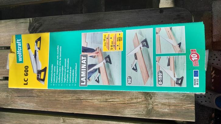 Wolfcraft LC-600 laminaatsnijder in nieuwstaat, Doe-het-zelf en Verbouw, Gereedschap | Handgereedschap, Zo goed als nieuw, Ophalen of Verzenden
