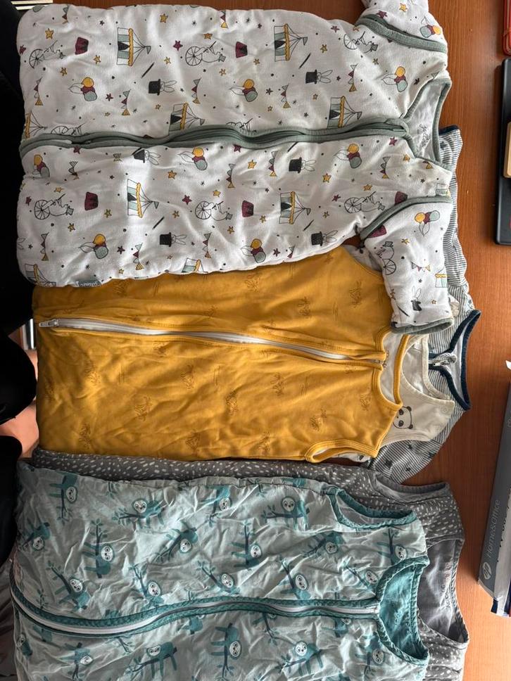 6 babyslaapzakjes maat 68 tm 90, Kinderen en Baby's, Dekens, Slaapzakjes en Inbakerproducten, Zo goed als nieuw, Slaapzak, Ophalen of Verzenden