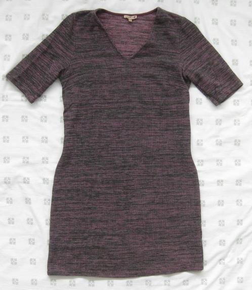 Wow to Go paars gemeleerde jurk, V-hals getailleerd, L 40, Kleding | Dames, Jurken, Zo goed als nieuw, Maat 38/40 (M), Paars, Boven de knie
