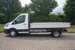 Ford Transit 350L Open laadbak 170PK Dubbellucht L3 Airco, C, Auto's, Gebruikt, 4 cilinders, Wit, 14 km/l