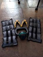 Fitness set: Kettlebell, enkelgewichten, handknijpers, Ophalen, Gebruikt, Buik, Kettlebell