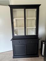 Zwarte buffetkast, Huis en Inrichting, Kasten | Buffetkasten, Ophalen, Gebruikt, 100 tot 150 cm, 200 cm of meer