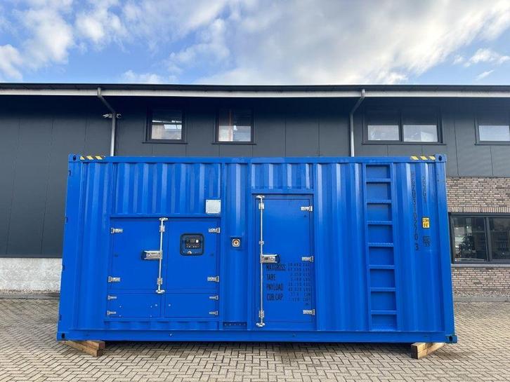 Mitsubishi S12H-PTA Leroy Somer 1100 kVA Supersilent generat, Zakelijke goederen, Machines en Bouw | Aggregaten, Ophalen of Verzenden