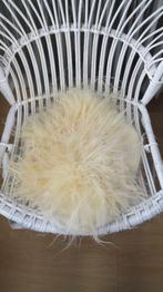 wol, handgevilt tuinstoel kussen, Hongaarse Racka, 35x47cm, Verzenden, Nieuw, Gebruiksvoorwerp, Wolvilt