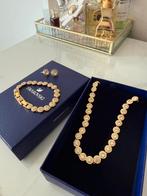 Swarovski angelic set goud, Ophalen of Verzenden, Zo goed als nieuw, Sieraad of Horloge