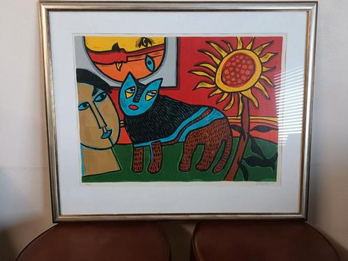 Corneille zeefdruk, Antiek en Kunst, Kunst | Litho's en Zeefdrukken, Ophalen
